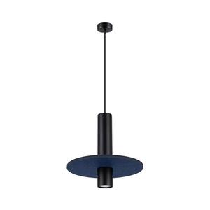 SL.1884 - Lampă suspendată PELTA pe cablu, 1xGU10/10W/230V, negru/albastru imagine