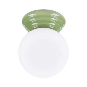 SL.1900 - Plafonieră de baie ZORI 1xG9/8W/230V Ø12 cm IP44 verde imagine