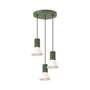 SL.1873 - Lustră suspendată pe cablu ESTRIA, 3xE14/10W/230V, Ø 30 cm, verde imagine