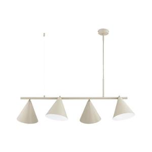 Candelabru suspendat pe cablu ZELTA 4xE27/15W/230V bej imagine