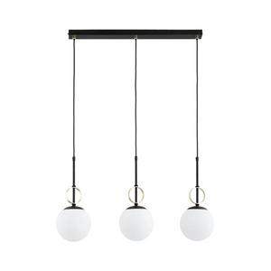 Lustru suspendat cu cablu DORENA 3xE14/10W/230V negru/auriu imagine