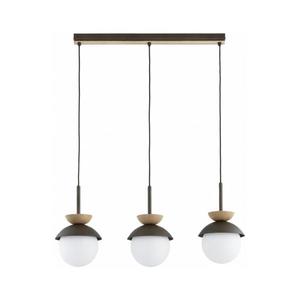 Lustră suspendată pe cablu REMKE 3xE14/10W/230V maro imagine