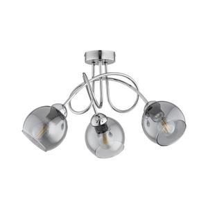 Lustră aplicată ARMA 3x E27/15W/230V crom lucios/negru/fumuriu imagine