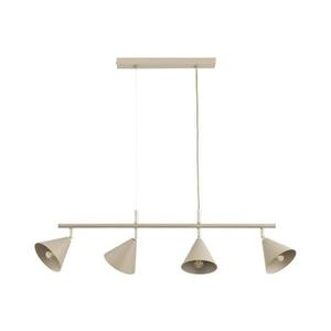 Lustră pe cablu ZELTA, 4xE27/15W/230V, bej imagine