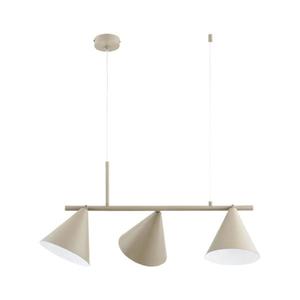 Lustră suspendată cu cablu ZELTA 3xE27/15W/230V bej imagine