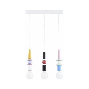 Lustră suspendată pe cablu LUMIO 3xE27/15W/230V multicoloră imagine
