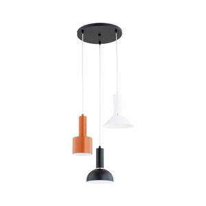 VANTI Lustră suspendată pe cablu, 3x E27, 15W, 230V, multicoloră imagine