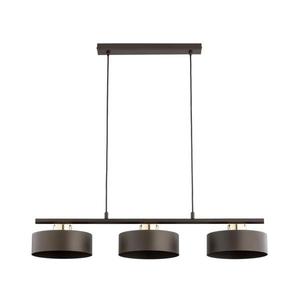 Lustră suspendată pe cablu SELIA 3xE27/15W/230V, maro imagine