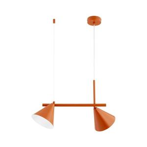 Lustră cu cablu ZELTA 2xE27/15W/230V portocalie imagine
