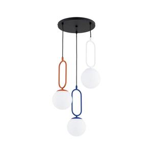 Lustră pe cablu VAVIL 3xE27/15W/230V, multicoloră imagine