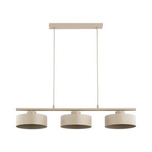 Lustră cu cablu SELIA, 3xE27/15W/230V, bej imagine