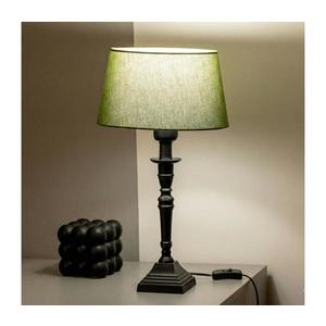Brilagi - Lampă de masă CERIA, 1x E27/60W/230V, Ø 25 cm, negru/verde imagine