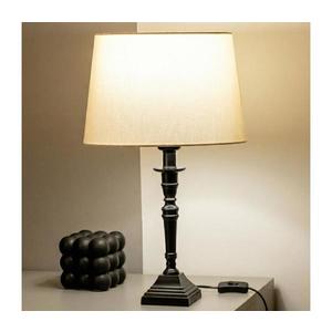 Brilagi - Lampă de masă CERIA, 1xE27/60W/230V, Ø 30 cm, negru/bej imagine