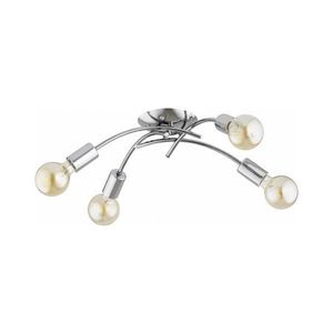 Plafonieră aplicată TORIZO 4xE27/15W/230V crom lucios imagine