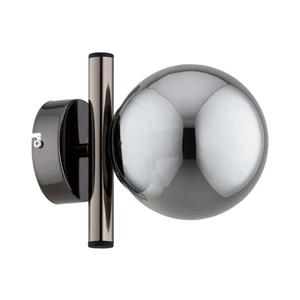 Aplica de perete ERAL 1xE14/10W/230V crom lucios/negru/fumuriu imagine