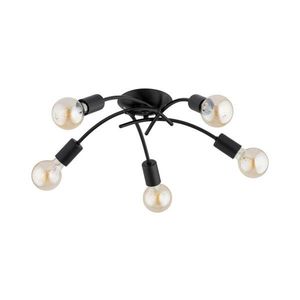 Lustră aplicată TORIZO 5xE27/15W/230V neagră imagine