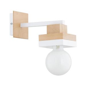 Lampă de perete MIKO 1xE27/15W/230V alb/bej imagine