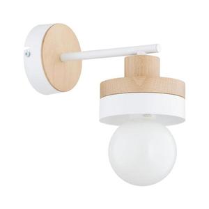 Aplica de perete LARSO 1xE27/15W/230V alb/bej imagine