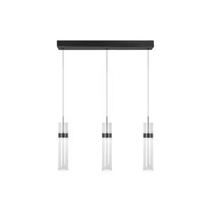 Lustră LED suspendată pe cablu AMBIENTE 3xLED/6W/230V 3000/4000/6000K neagră imagine