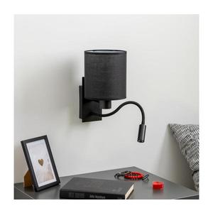 Lampă LED de perete Brilagi NUBILA 1xE27/25W/230V + LED/3W negru imagine