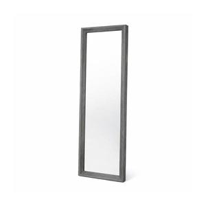 Oglindă de perete FIONA, 96 x 36 cm, gri imagine