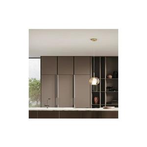 Ondaluce - Lustră suspendată pe cablu TH, 1xE27/15W/230V, Ø 25 cm, auriu/bej fumuriu imagine