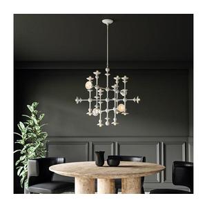 Quintiesse QN-CADENCE18-WHT - Candelabru cu tijă CADENCE 18xE14/40W/230V alb imagine