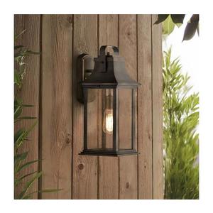 Quintiesse QN-GRANT-M-BU – aplică de perete pentru exterior GRANT M, 1xE27/60W/230V, IP44, bronz imagine