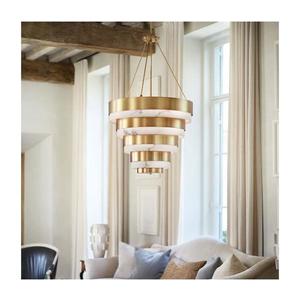 Candelabru cu tijă ECHELON 8xE14/40W/230V, auriu - Quintiesse QN-ECHELON-8P imagine