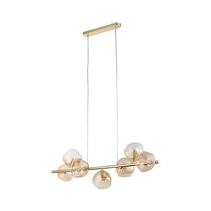 Brilagi - Lustră suspendată pe cablu VULCANO 7xG9/8W/230V auriu/bej fumuriu imagine