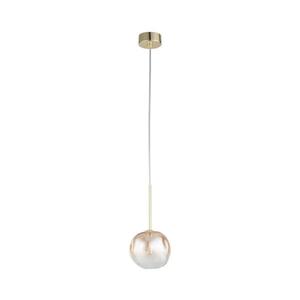 Brilagi - Pendul pe cablu VULCANO 1xG9/8W/230V auriu/bej fumuriu imagine