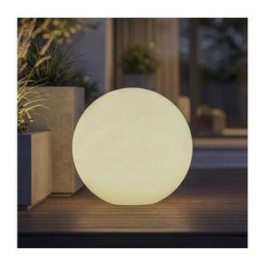 45932 - Lampă de exterior STONO 1xE27/20W/230V Ø 40 cm IP65 albă imagine