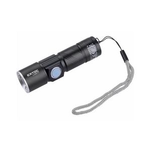 Lanternă LED reîncărcabilă Extol LED/3W/450 mAh/3, 7V negru imagine