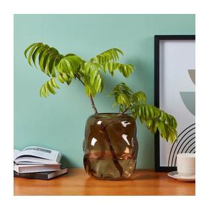 Eglo 421238 - Vază din sticlă MAROSAVA, 23 x 20 cm, maro/fumuriu imagine