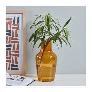 Eglo 421223 - Vază din sticlă SIRANANA, 25 x 13, 3 cm, galben/fumuriu imagine