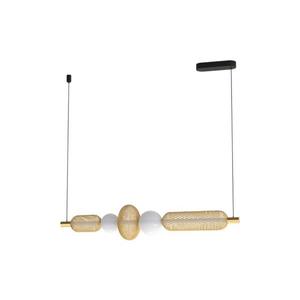 Eglo 300478 - Lustră CEGLIE LED dimabilă pe cablu LED/20W/230V 2200-6500K aurie +telecomandă imagine