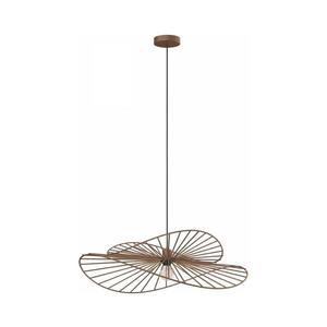 Eglo 300172 - Pendul pe cablu CURITIBA 1xE27/40W/230V maro imagine