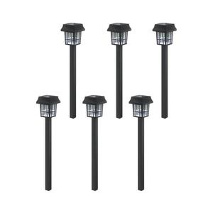 - Set de 6 lămpi solare LED, 2 V, 6500 K, IP44, 40 mAh, negru imagine