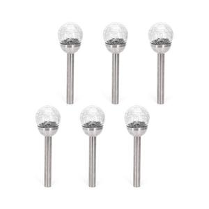 - Set de 6 lămpi solare cu LED, 2 V, 6500 K, IP44, 40 mAh, argintiu imagine