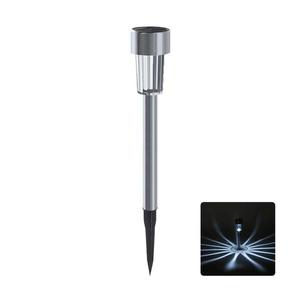 - Lampă solară LED, 2 V, IP44, 40 mAh, crom mat imagine