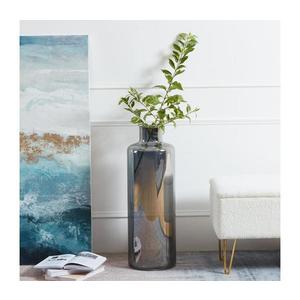 Eglo 421381 - Vază din sticlă NABAS 73x25 cm negru/fumuriu imagine