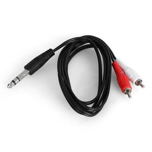 Auna Cablu cu adaptor RCA stereo pentru 1x6, 3 mm jack 1, 5 metri imagine