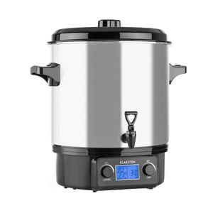Klarstein Biggie Digital – aparat de conservare 27 L, 2000 W, din oțel inoxidabil imagine