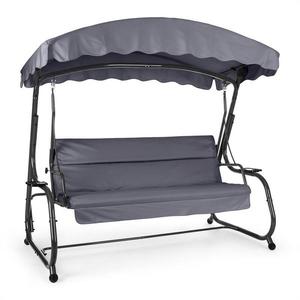 Blumfeldt High Society scaun grădină tip leagăn, 220 cm, funcție trapă, poliester si oțel, gri imagine