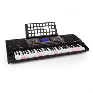 SCHUBERT Etude Tastatură de învățare 450 USB 61 taste, USB MIDI player, taste iluminate, afișaj LCD, negru imagine