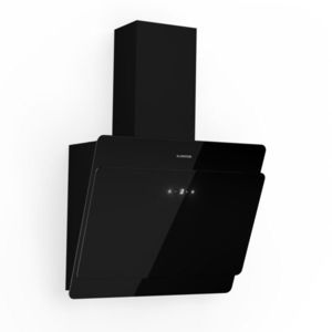 Klarstein Aurica 60, hotă de aburi, 165 W, 3 nivele, 620 m³/h, LED, sticlă, neagră imagine