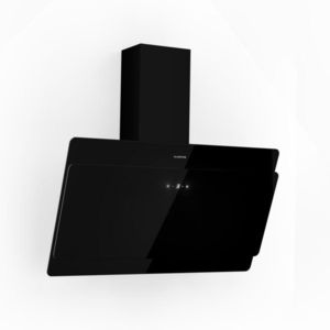 Klarstein Aurica 90, hotă, 90 cm, 165 W, montare pe perete, neagră imagine