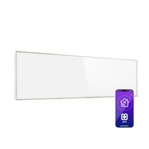 Klarstein Wonderwall 300 Smart, încălzitor pe infraroșu, 30 x 100 cm, 300 W, cronometru săptămânal, IP24, alb imagine