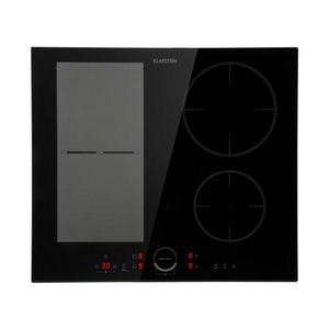 Klarstein Delicatessa 60 Hybrid, plită de inducție, încorporată, 4 zone, 7000 W, neagră imagine