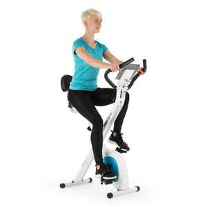 Capital Sports Azura Air, home trainer, X-bike, SilentBelt, rezistență magnetică, pliabil imagine